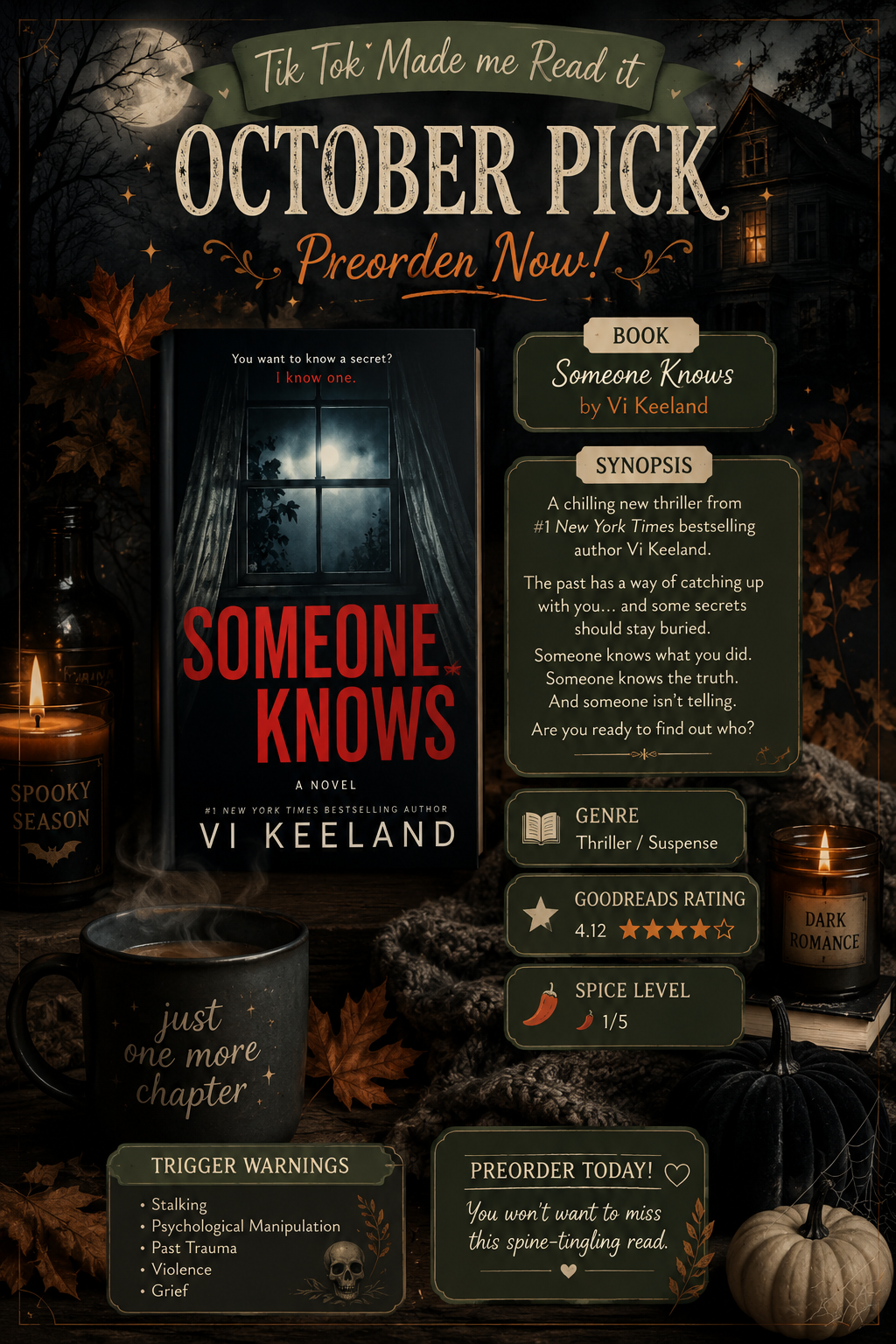 Pre-Order Book Wrapped Non Deluxe Box Thriller Spooky Box!